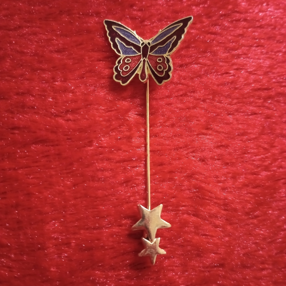 Vintage Butterfly Stick Pin